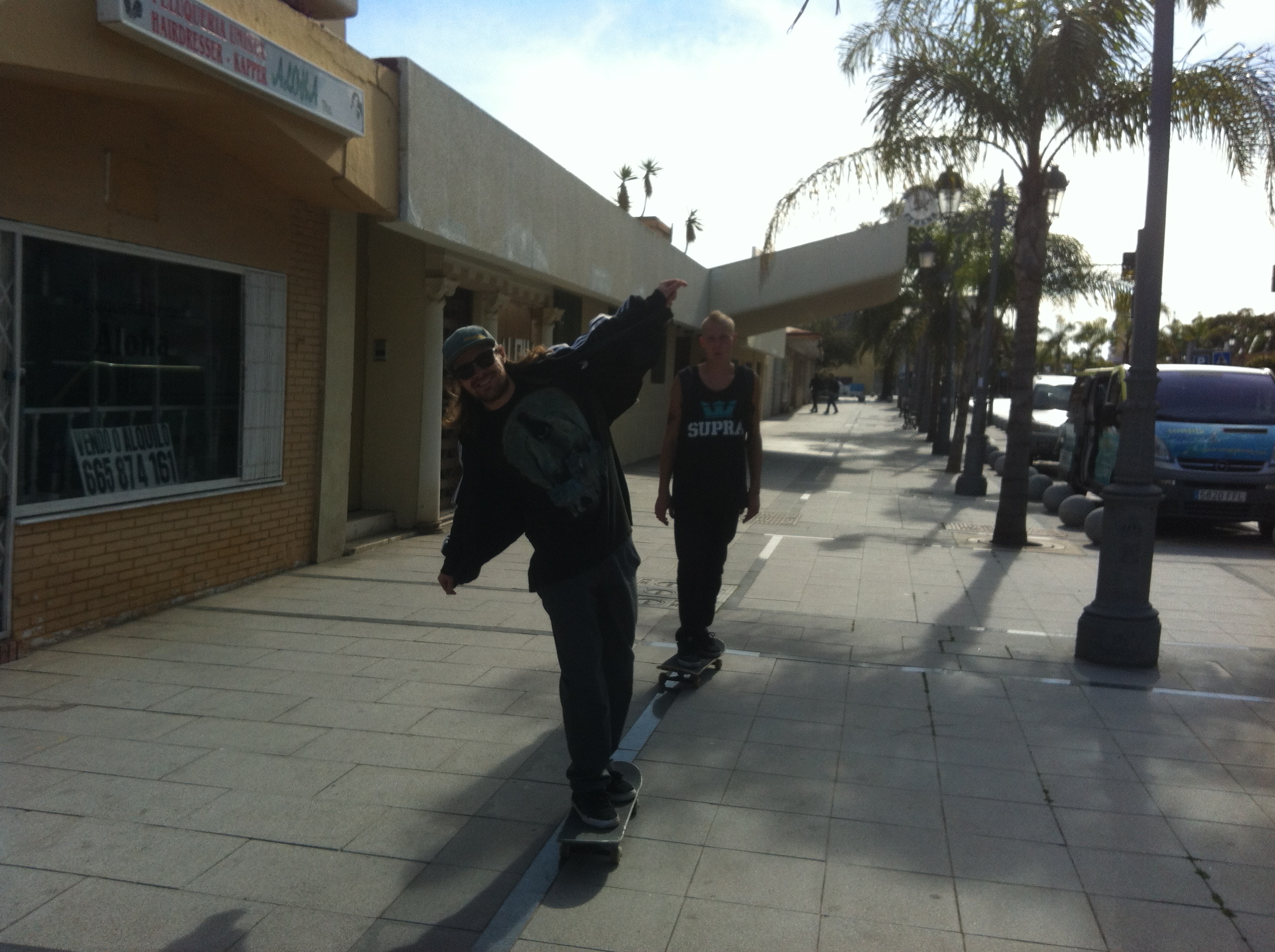 Malaga skateboard trip 2013 Danmark skateboard tur labforum labcph mads christensen bertram kirchert benjamin rubæk