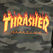 Thrasher - Thrasher Flame Camo Hood