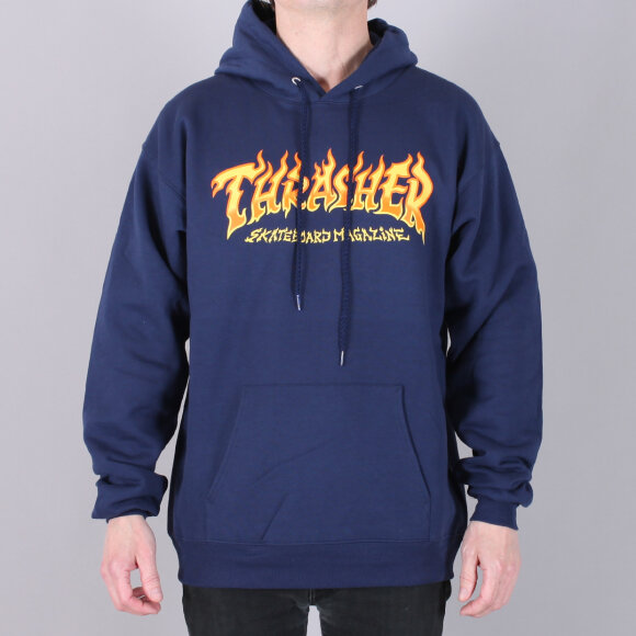 Thrasher - Thrasher Fire Logo Hood Sweat
