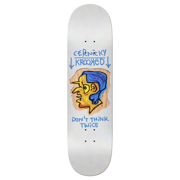 Krooked - Krooked Cernicky Blue Thinker Skateboard