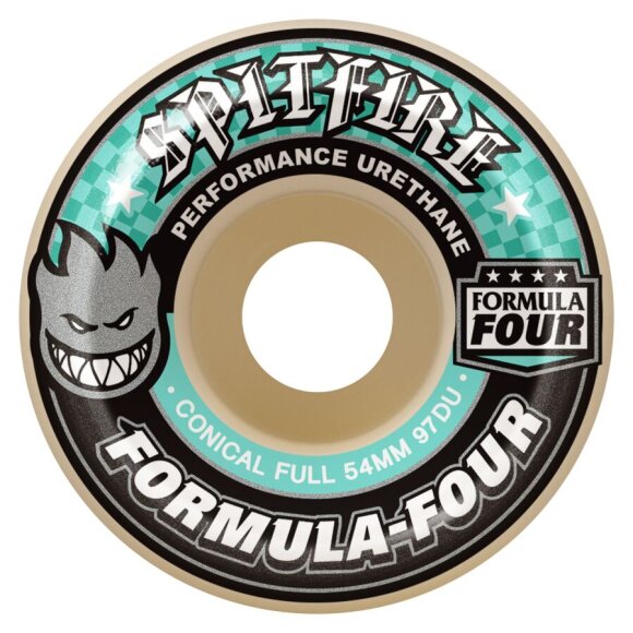 Spitfire - Spitfire Formula Four 97Duro Conical Full Hjul Spitfire - Spitfire Formula Four 97Duro Conical Full Hjul