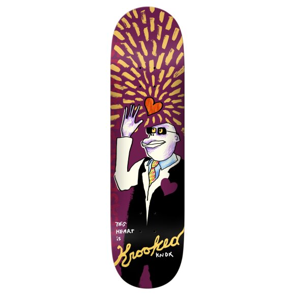 Krooked - Krooked Knox This Heart Skateboard Krooked - Krooked Knox This Heart Skateboard