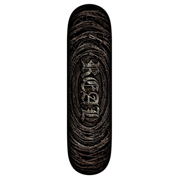 Real - Real Team Barbed Wire Foil Oval Skateboard Real - Real Team Barbed Wire Foil Oval Skateboard